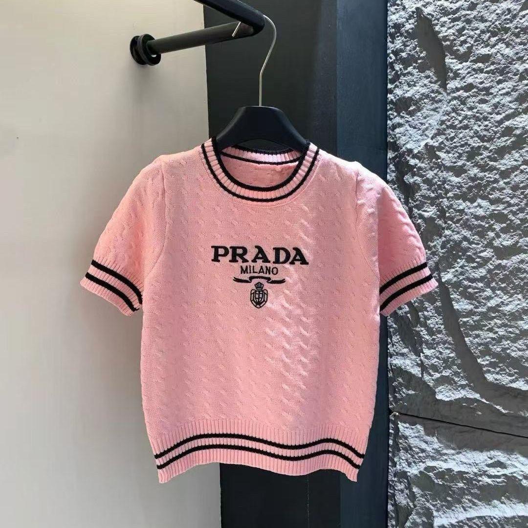 **P-R-A-D-　A 半袖ニットセーター 3