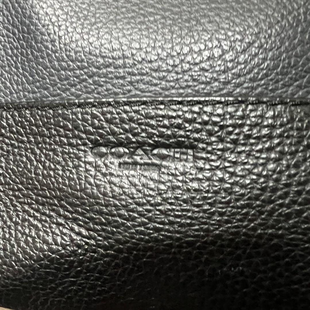 齊*藤様 美品❗️COACH 黒 レザー トートバッグ