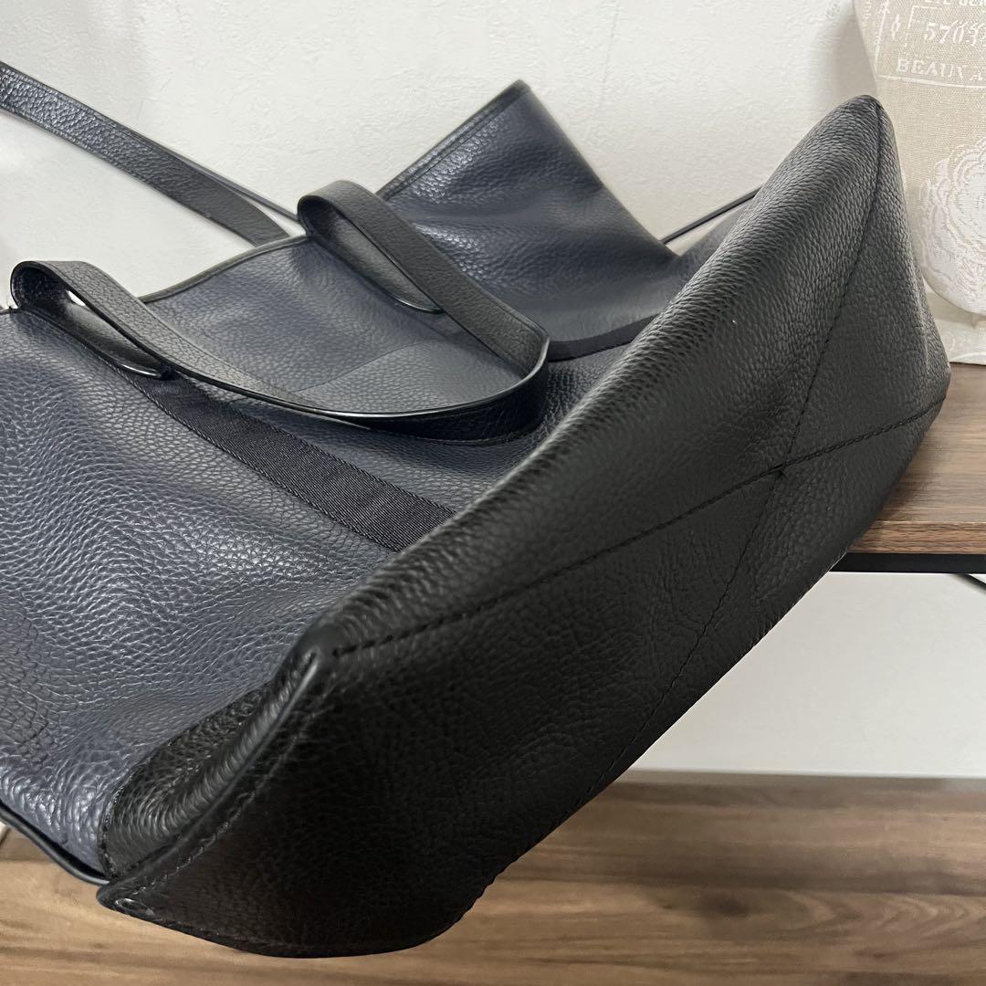 齊*藤様 美品❗️COACH 黒 レザー トートバッグ