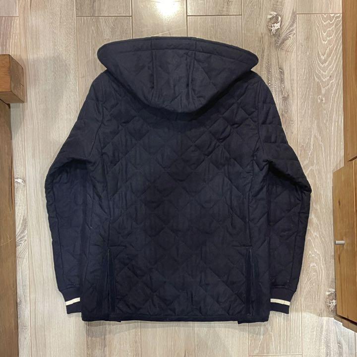 オーラリー≍ uniform 1 ジャケット 4DvRX-m37962183817 experiment キルティングフードブルゾン ジャケット