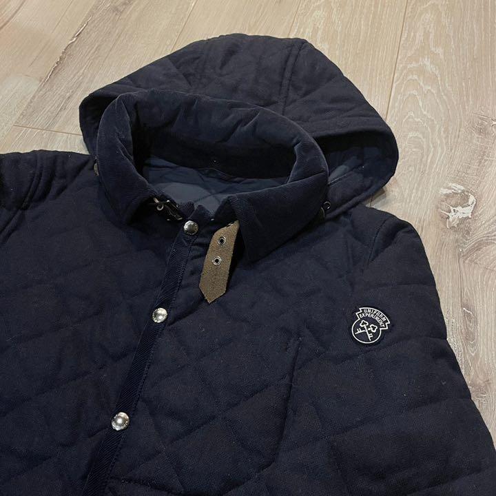 オーラリー≍ uniform 1 ジャケット 4DvRX-m37962183817 experiment キルティングフードブルゾン ジャケット