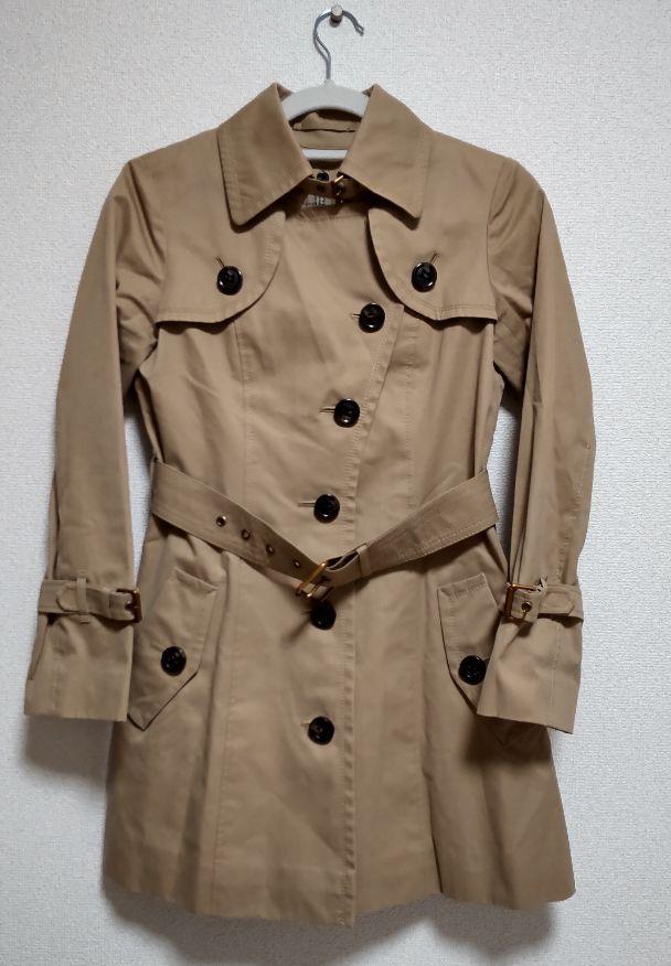税込】 【美品】BURBERRY バーバリーブルーレーベル トレンチコート ...