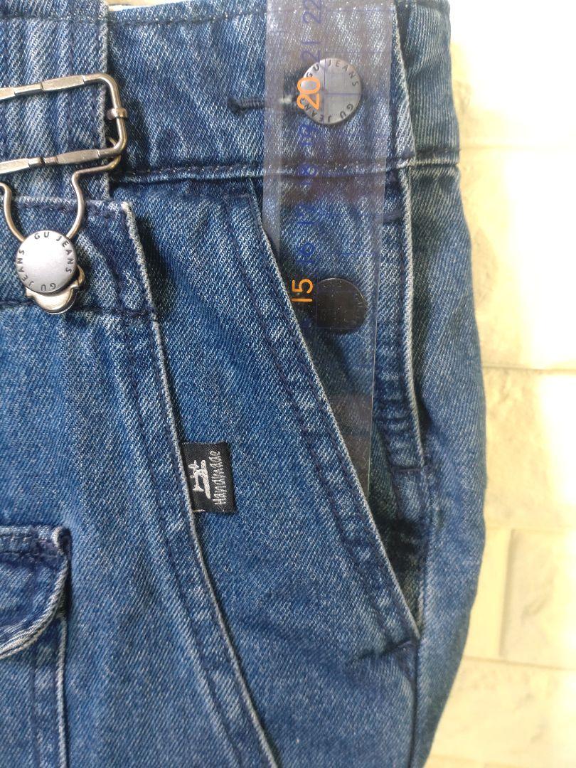 デニムオーバーオールリメイク✽肩掛けトートバッグ✽BIGサイズ[ハンドメイド]