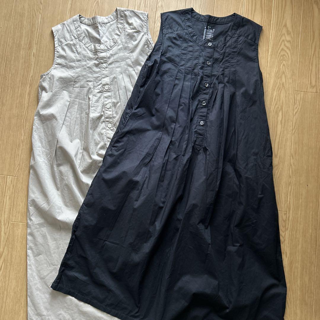 無印良品　２点セット　マタニティ ノースリーブ ワンピース
