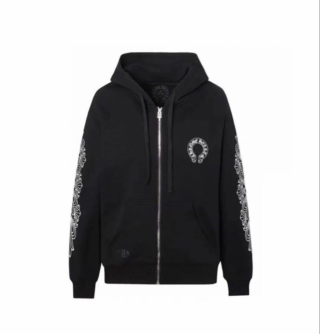 Chrome Hearts ジップパーカー ブラックSサイズ - メルカリ