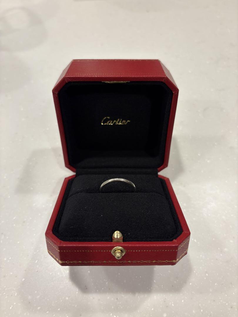 Cartier結婚指輪　ケース付き　刻印なし　男性