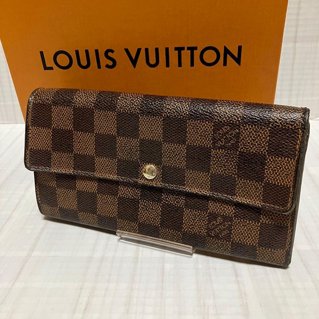 ルイヴィトン ダミエ ポルトフォイユサラ 長財布 カードポケット多数 05LOUIS VUITTON
