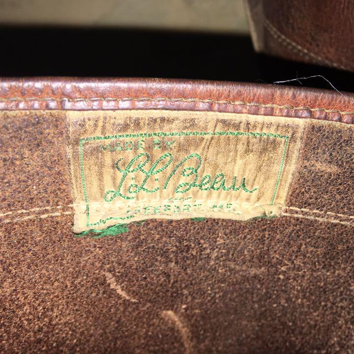 Vintage US製 50〜60s ビーンブーツ Men11C 筆記体