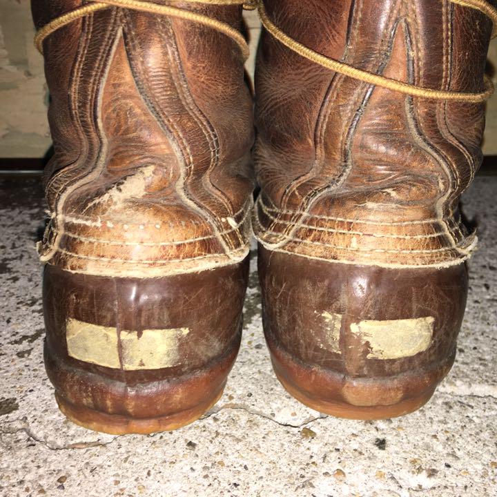 Vintage US製 50〜60s ビーンブーツ Men11C 筆記体