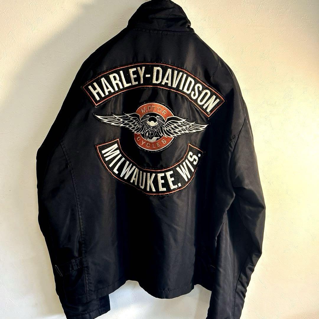 HARLEY-DAVIDSON Black Nylon JKT - メルカリ