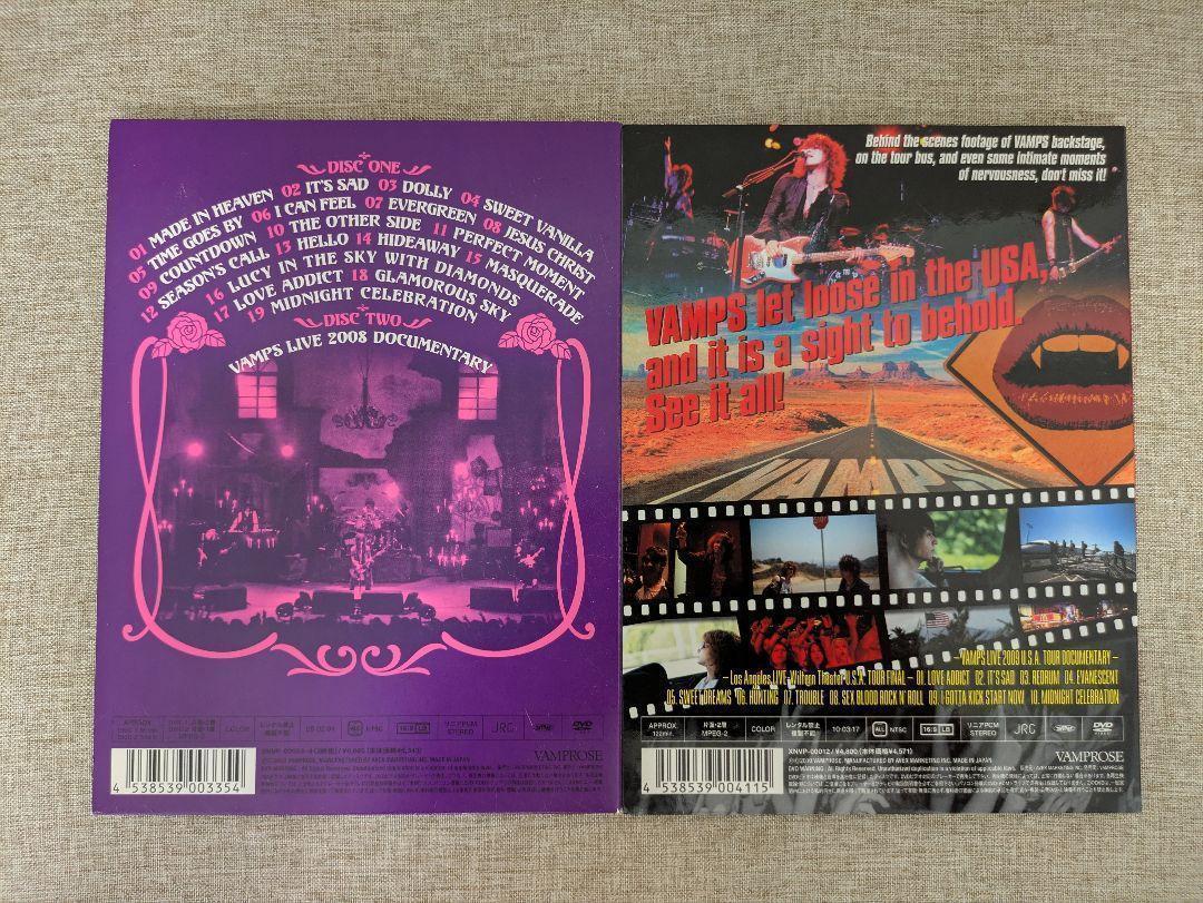 VAMPS DVDセット VAMPS シングルCD＋DVD 3枚セット - メルカリ