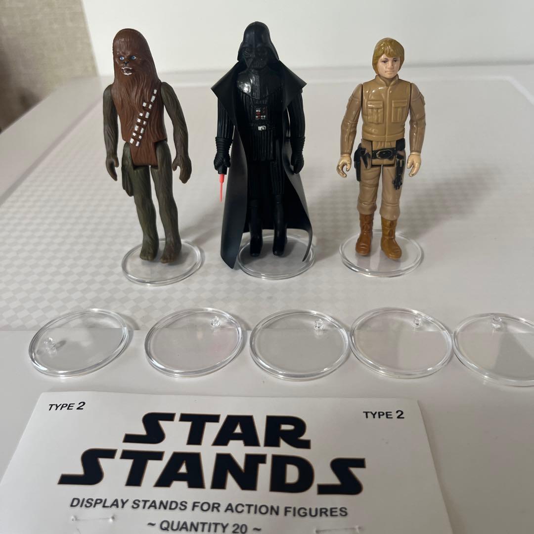 スターウォーズ オールドケナー用 フィギュアスタンド 5つ 新品