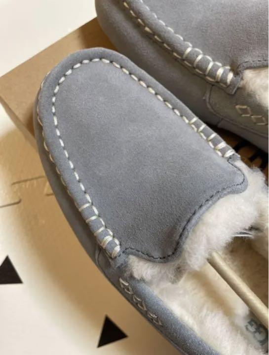 新作 ウォータープルーフ UGG アンスレー モカシン グレー US7 - メルカリ