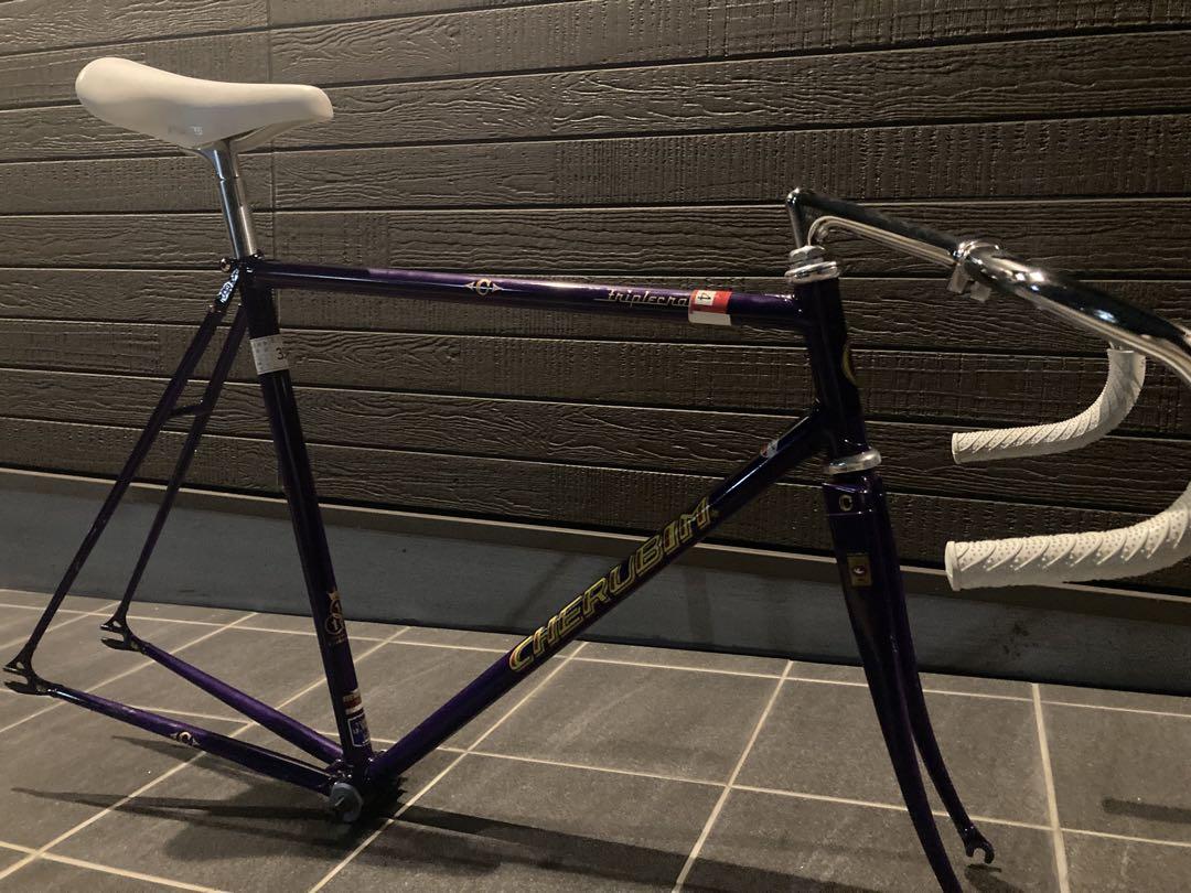 ケルビム 競輪 競技用ピストバイク パープルNJS認定 ケルビム 競輪 競技用ピストバイク パープルNJS認定