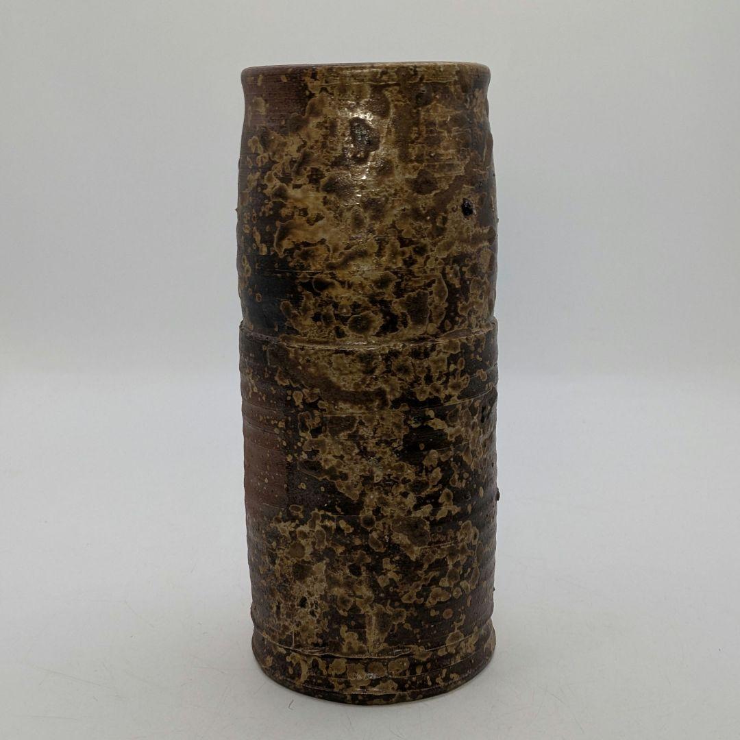 岡山県重要無形文化財 吉本正 備前焼 花入 合箱共布栞 花瓶 花器 花生 置物 岡山県重要無形文化財 吉本正 備前焼 花入 合箱共布栞 花瓶 花器