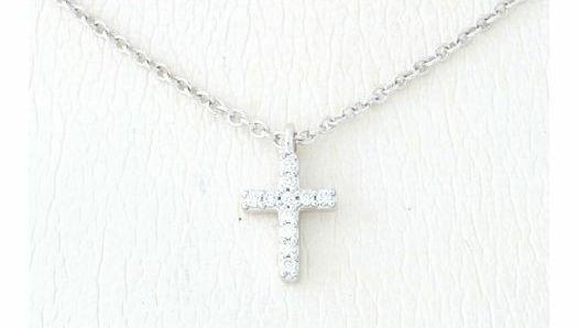 お得定番人気 ティファニー TIFFANY&Co. ミニクロスネックレス z3W6K-m37975493683 ダイヤネックレス 安い最新作