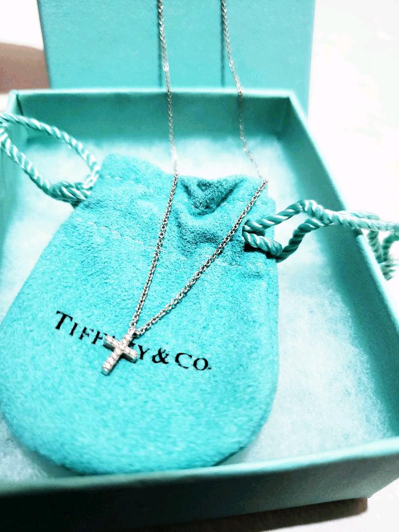 お得定番人気 ティファニー TIFFANY&Co. ミニクロスネックレス z3W6K-m37975493683 ダイヤネックレス 安い最新作