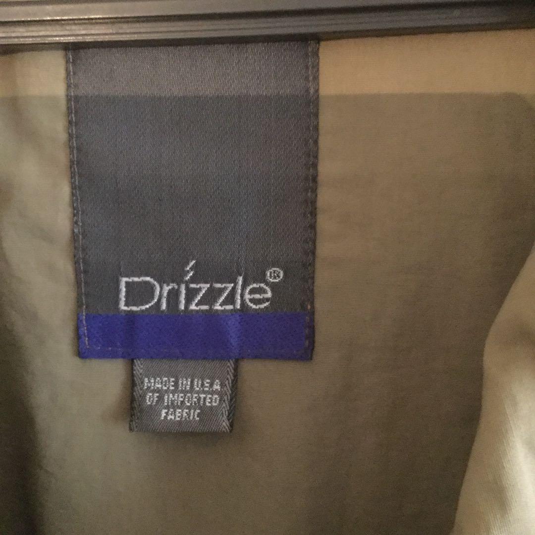 カーキ色、サイズ42long、丈138cm、Drizzle製