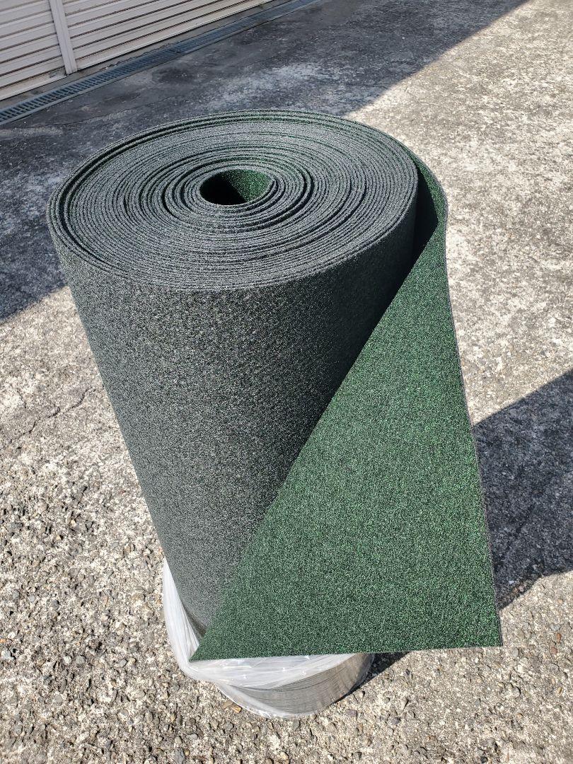 【新品】防草シート不織布(グリーン)　巾1m×32m 厚み4㎜