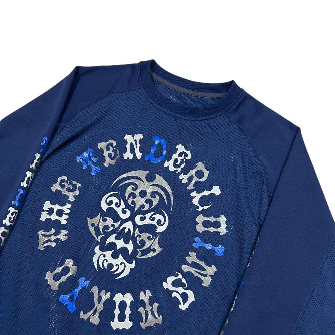 いいスタイル 希少品！ TENDERLOIN 青紺 L ボルネオスカル ロンT Tシャツ 長袖 ジャケット・アウター