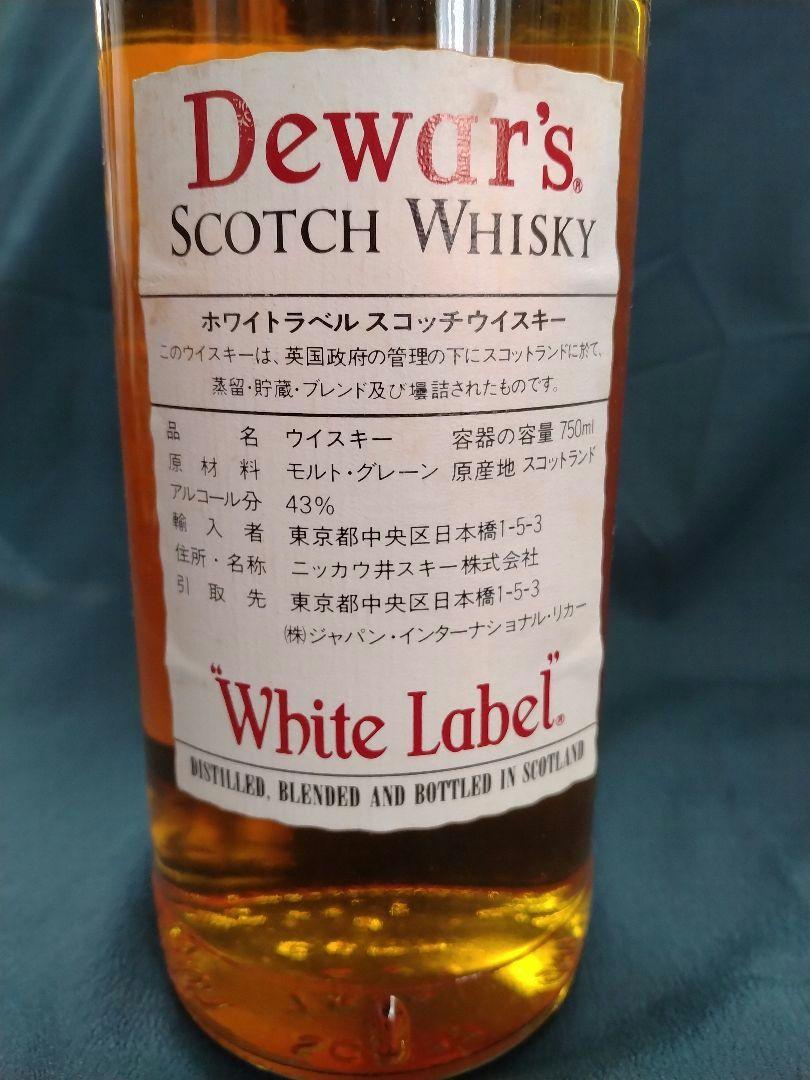 ふ*ん様 Dewar's White Label 750ml 43%【古酒・未開