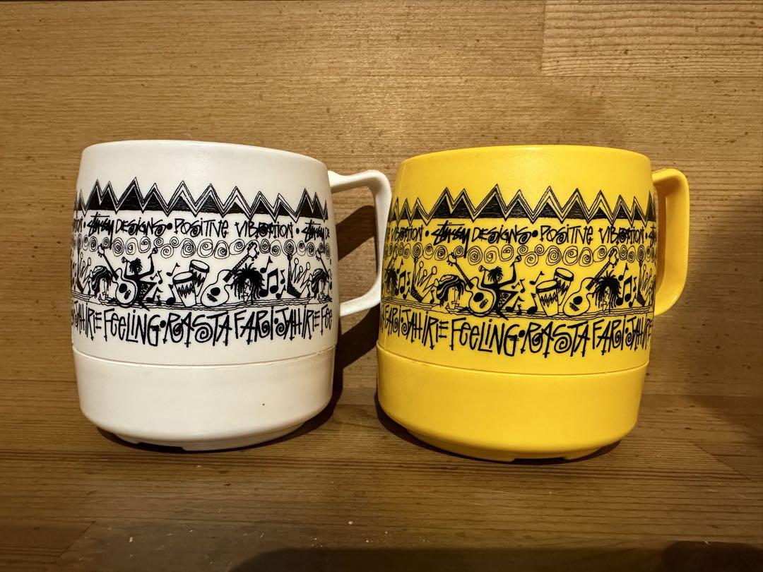 【新品】STUSSY×DINEX8ozマグカップ 2個セット　袋付き