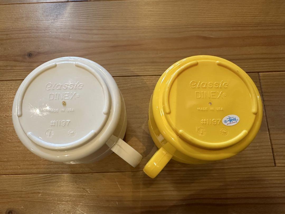 【新品】STUSSY×DINEX8ozマグカップ 2個セット　袋付き