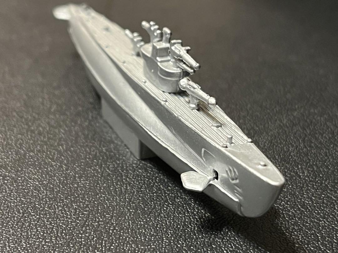 金属製 潜水艦 モデル 約10cm シルバー