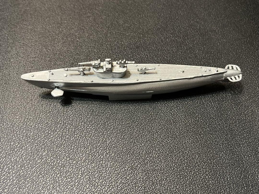 金属製 潜水艦 モデル 約10cm シルバー