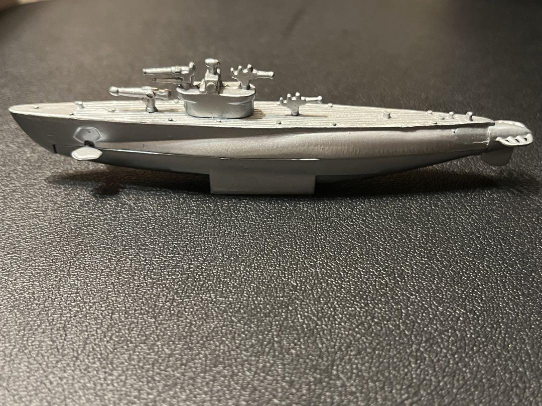 金属製 潜水艦 モデル 約10cm シルバー