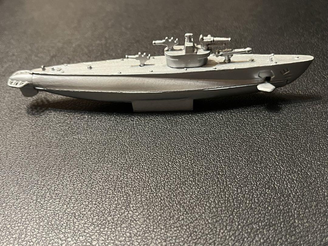 金属製 潜水艦 モデル 約10cm シルバー