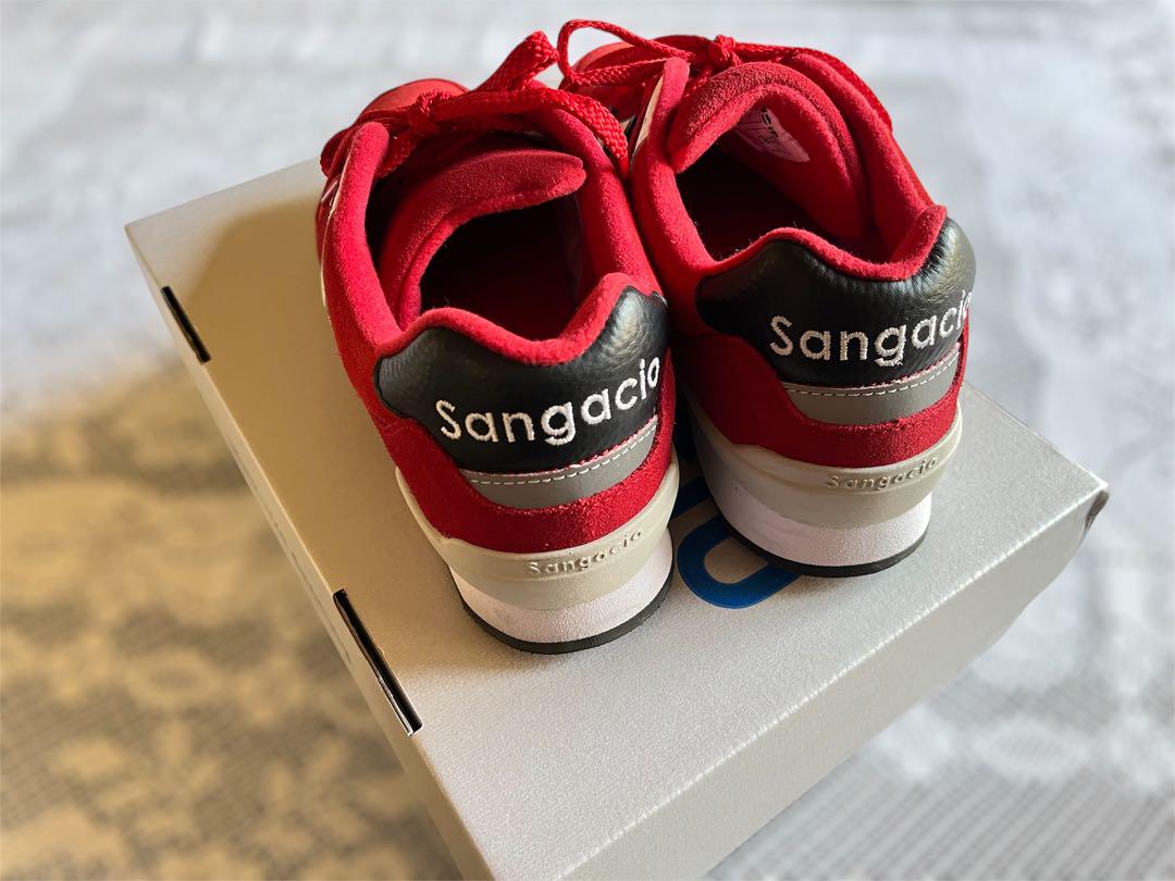 SANGACIO サンガッチョ 赤 スニーカー 24にゅ〜ず レディース