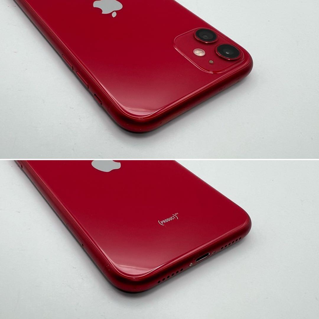 電池新品 iphone 11 64GB レッド 本体 SIMフリー 完動品 電池新品 iphone 11 64GB レッド 本体 SIMフリー 完動品
