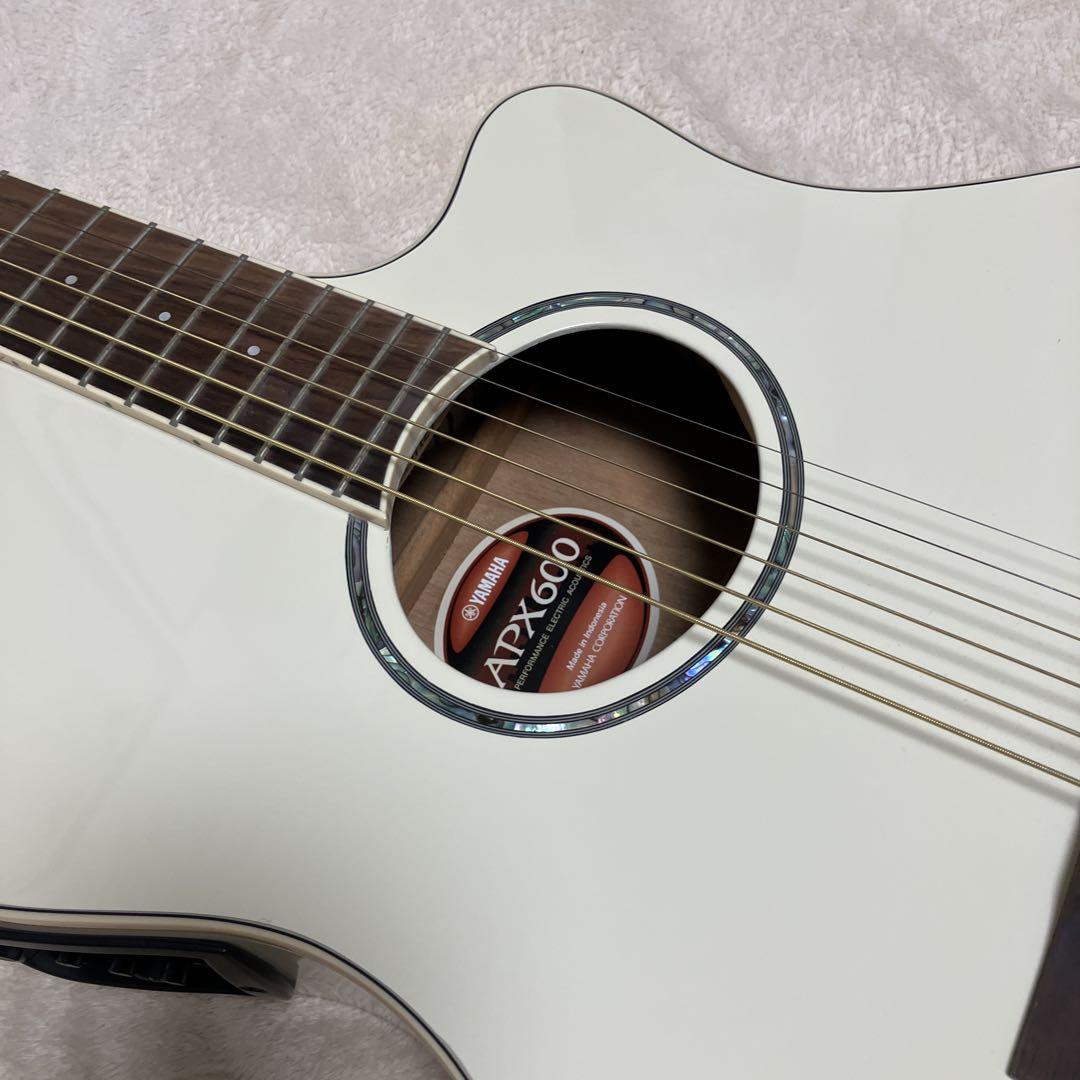 YAMAHA APX600 VW ホワイト エレアコ