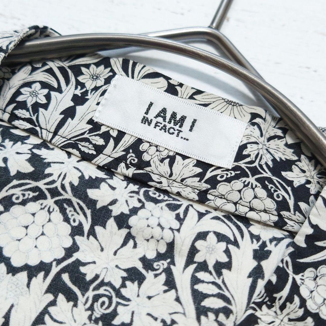 【美品】I am I in fact... リバティ スタンドカラー ワンピース