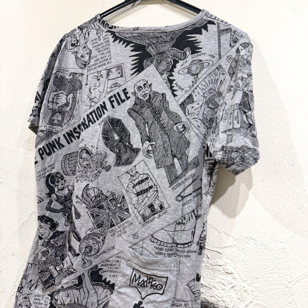 レア中古美品☆ヴィヴィアンウエストウッド‪×MATTEOコラボ イラストTシャツ