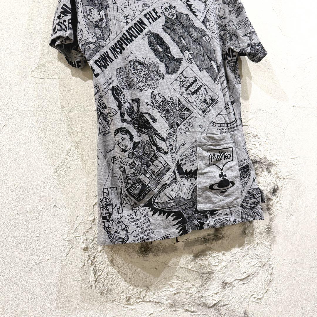 レア中古美品☆ヴィヴィアンウエストウッド‪×MATTEOコラボ イラストTシャツ