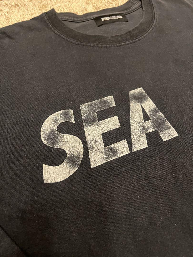 WIND AND SEA ブラック 長袖カットソー