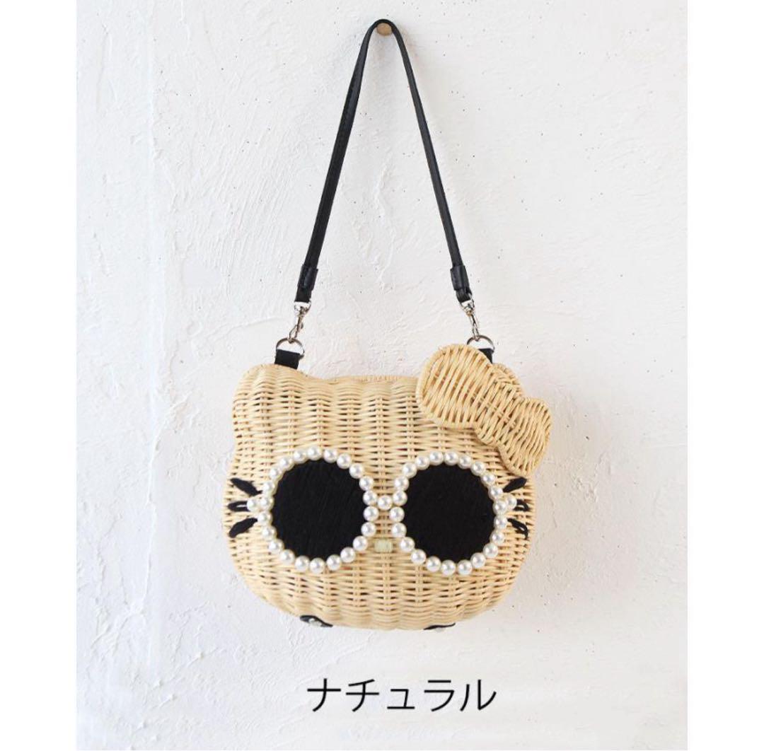 新品アジョリー キティ a-jolie × Hello Kitty カゴバッグ