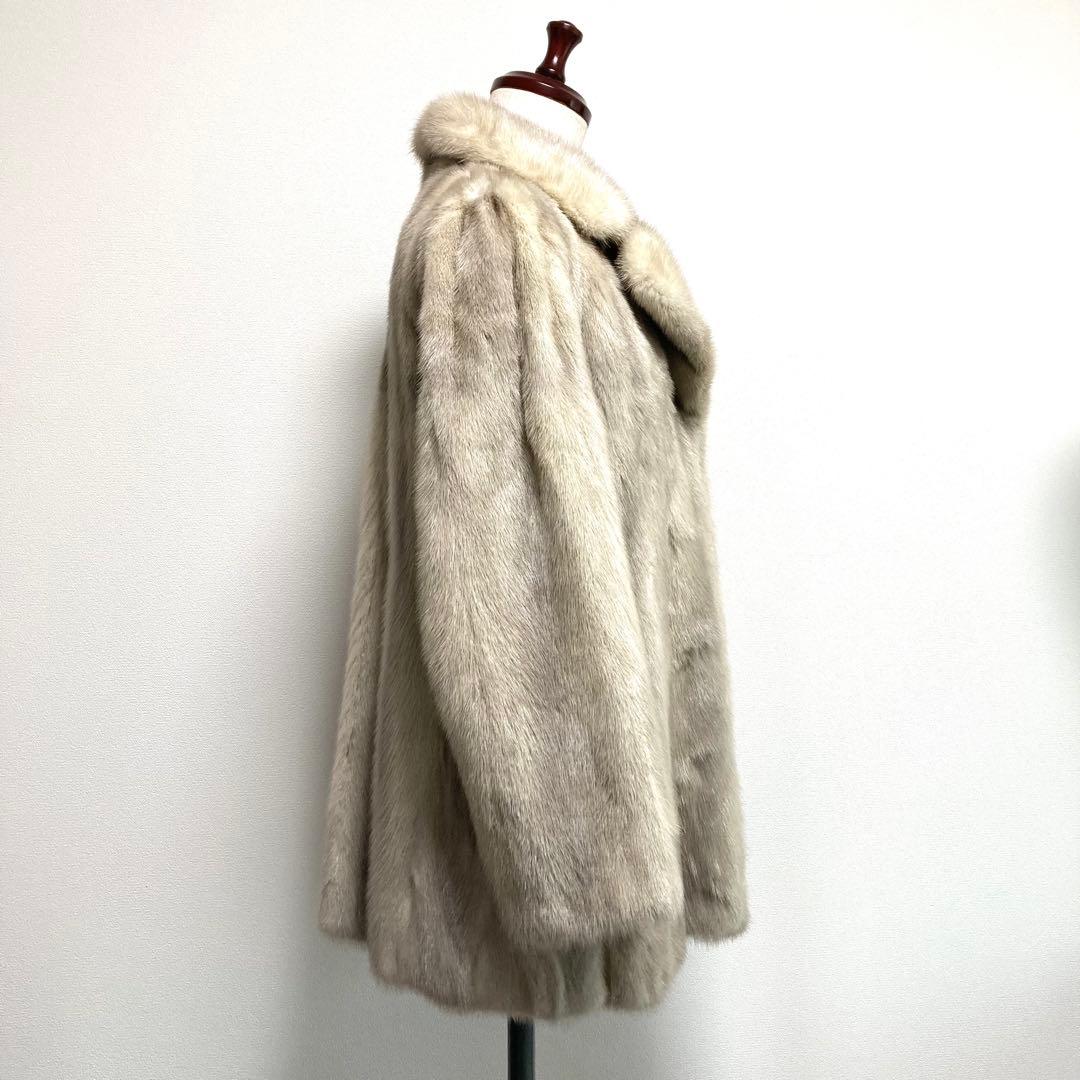 ✨肉厚✨サガミンク リアルファーコート サファイアミンク 本毛皮 金