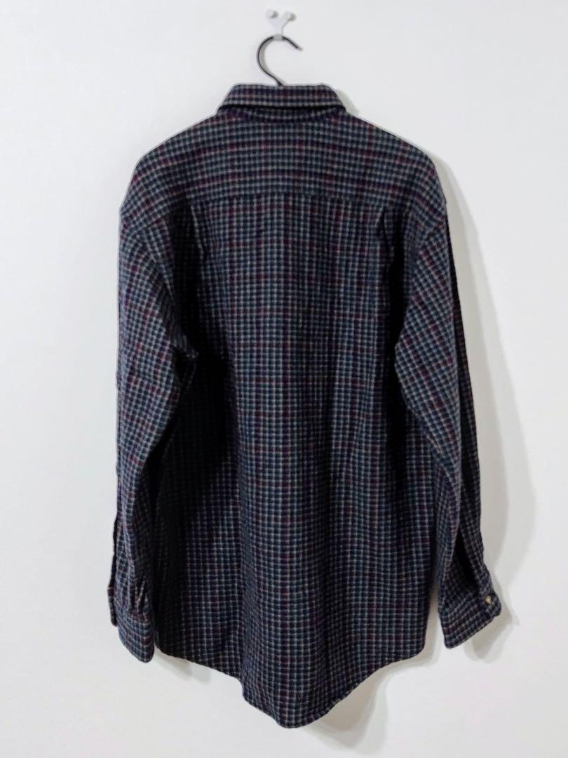 PENDLETON ペンドルトン USA製 チェック柄 長袖 ウール シャツ