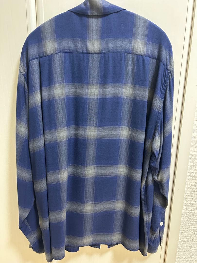 wackomaria23fwオンブレチェックシャツ wackomaria 23ss オンブレチェック