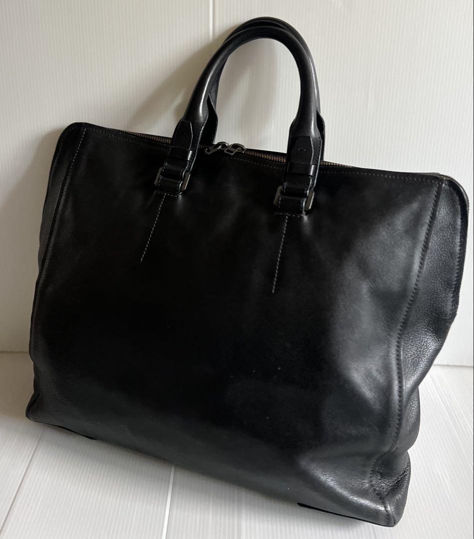 LANVIN ランバン　本革　スリム　ブリーフケース