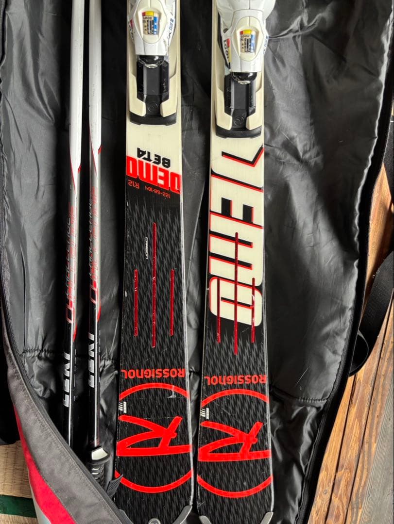 送料込★ ROSSIGNOL スキー板　HEADケース LEKIポール　3セット