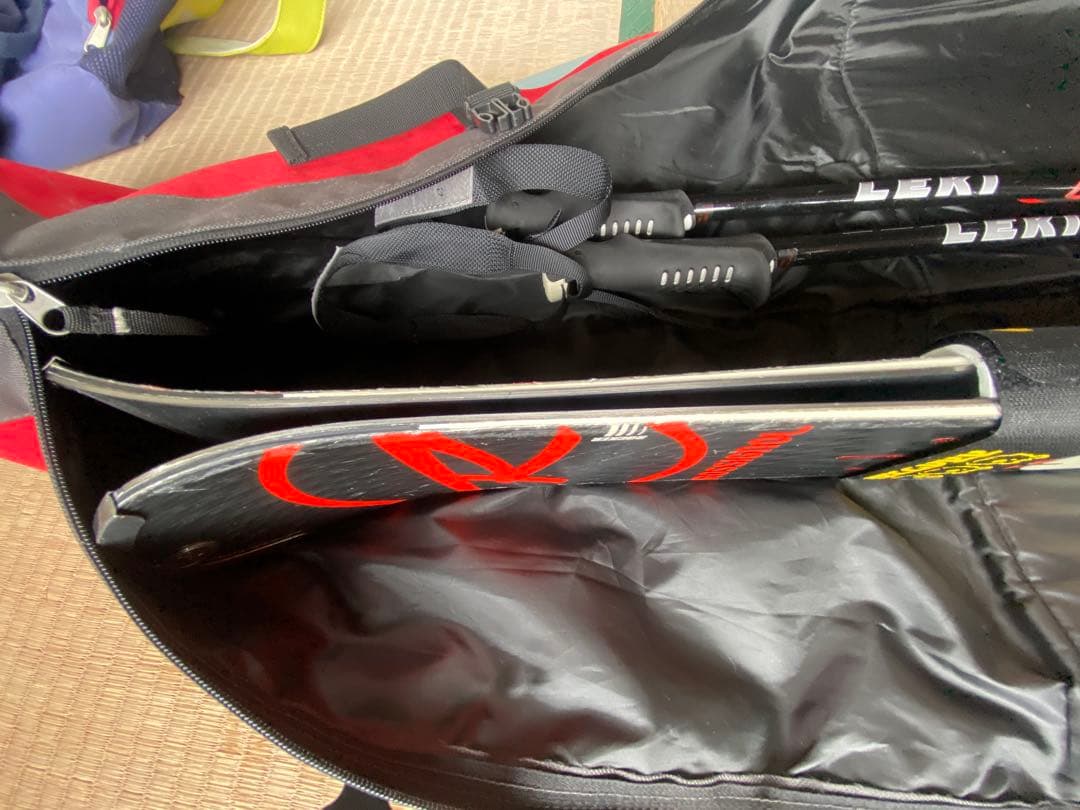 送料込★ ROSSIGNOL スキー板　HEADケース LEKIポール　3セット