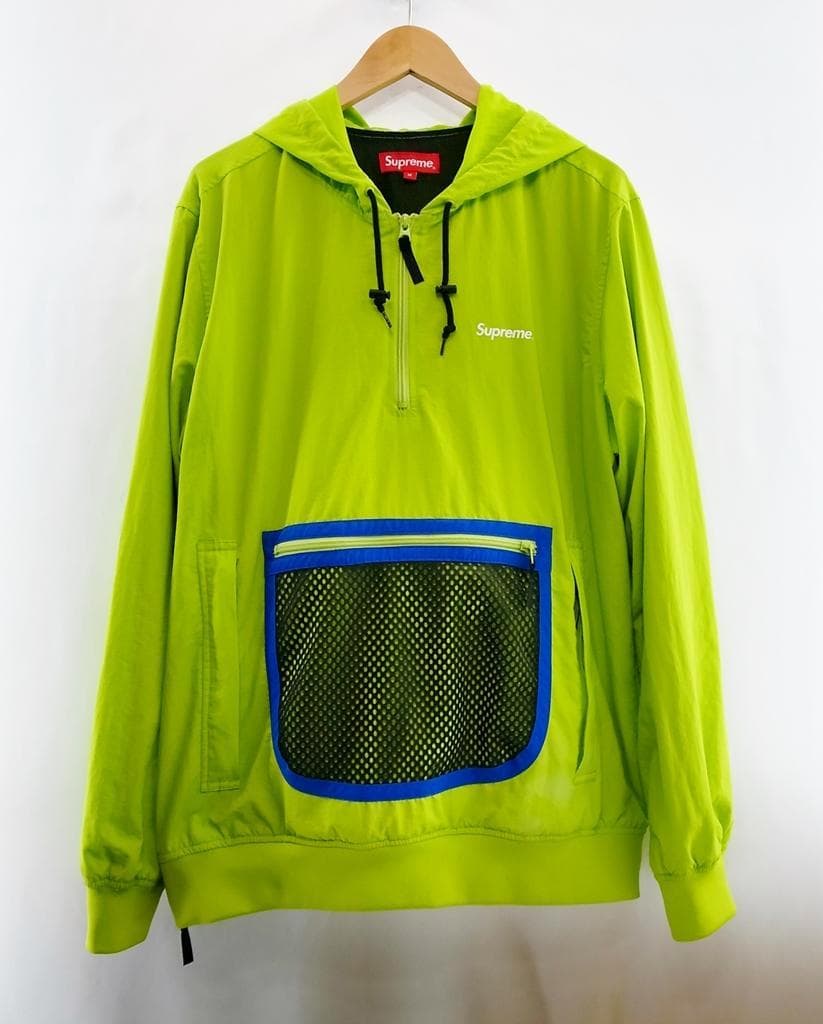 supreme mesh pocket pullover