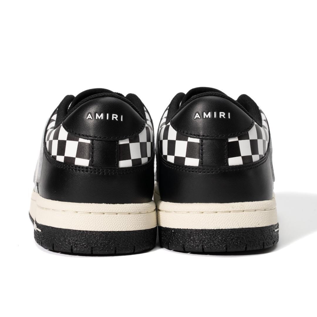 新品 AMIRI CHECKERED Skel Top Low Sneaker