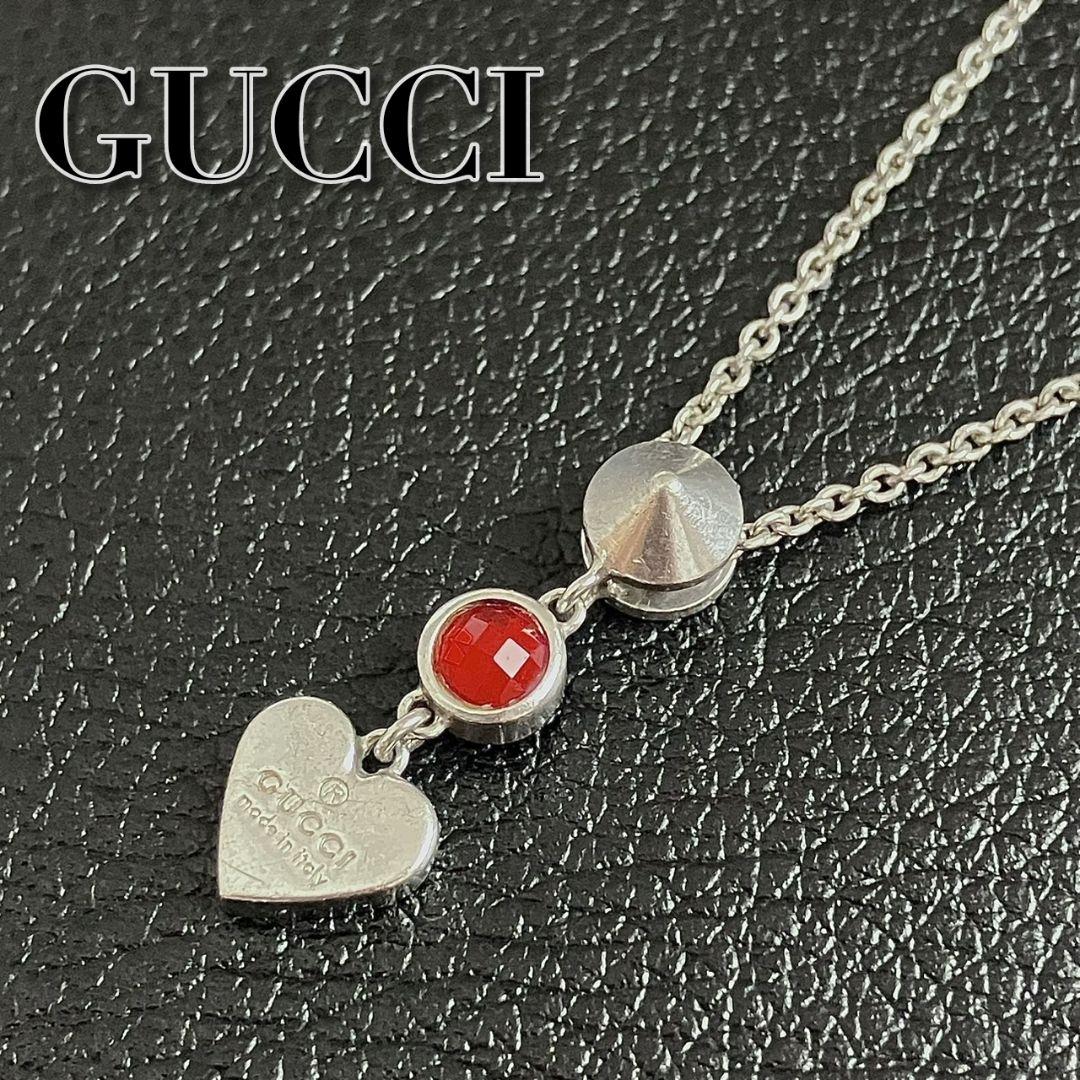 【 JJ♡ℓσνє♡ 】 GUCCI グッチ ツイリー GUCCI グッチ ネックレス ハート カラーストーン シルバー925