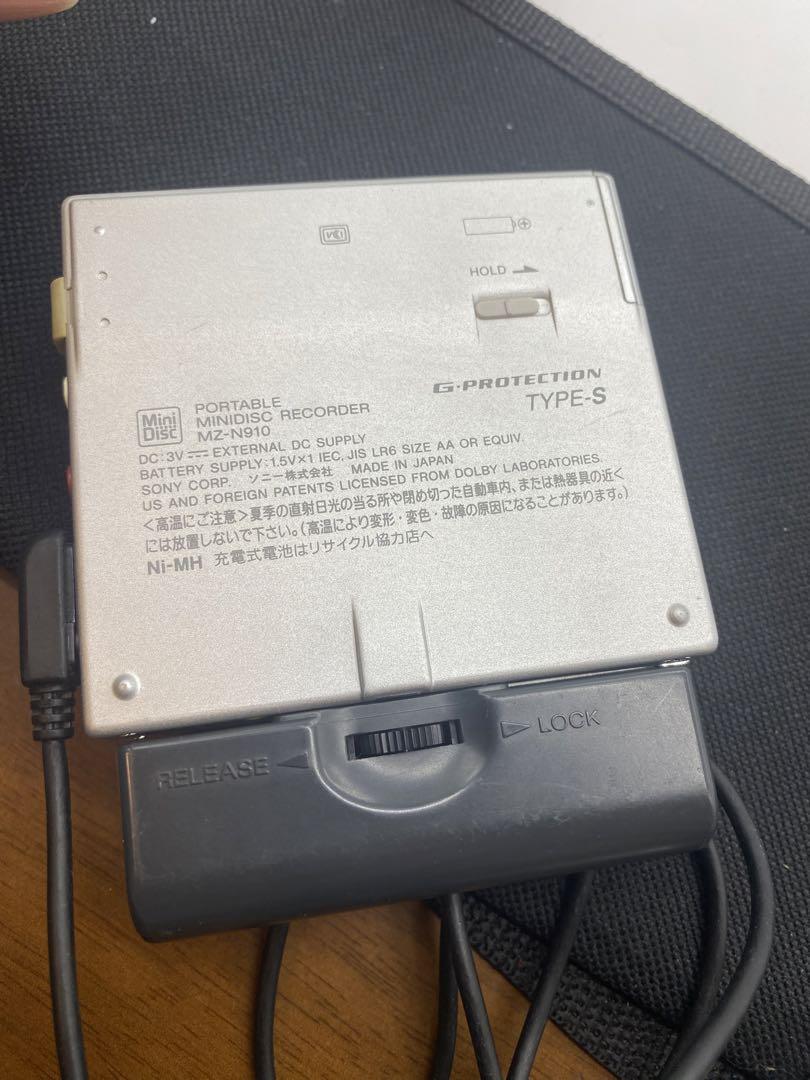 美品 SONY MD Walkman MZ-N910ポータブルMDプレーヤー