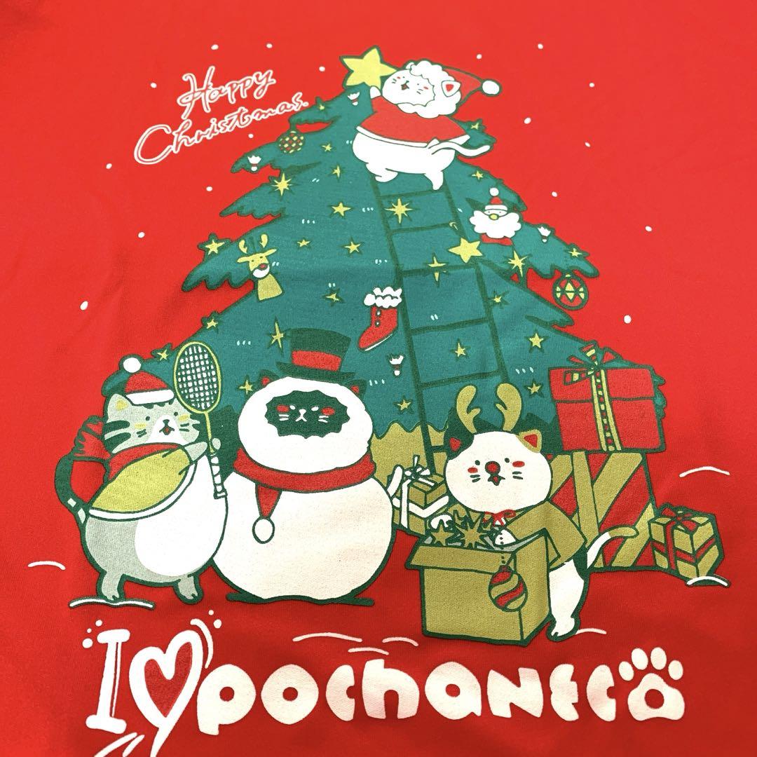 ゴーセン　クリスマス　Tシャツ　ポチャ猫　Mサイズ２枚セット　No.221